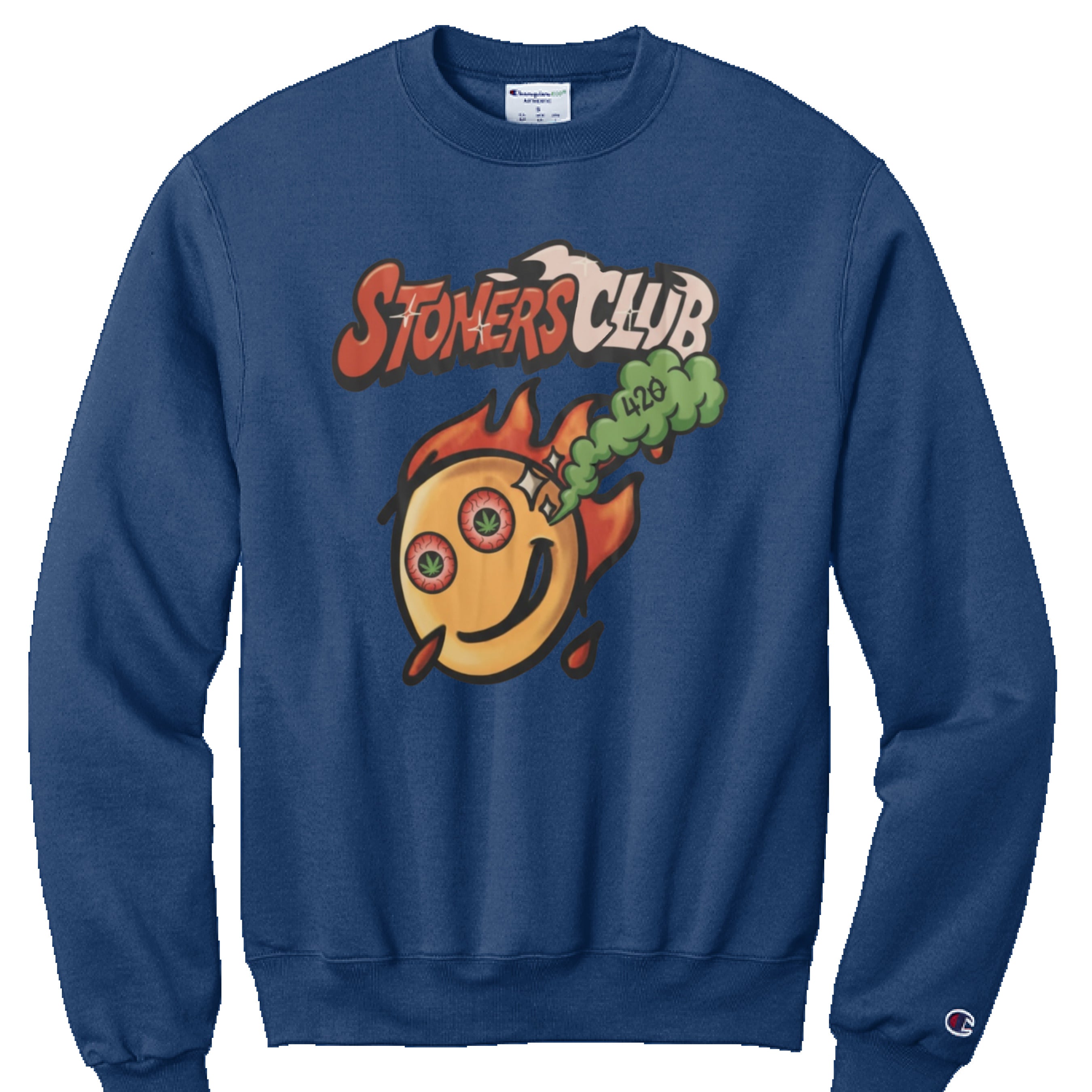 NAVY HEATHER - FRONT